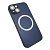 Чехол-силикон magnetic2 cam protect с лого для iphone 14 черный