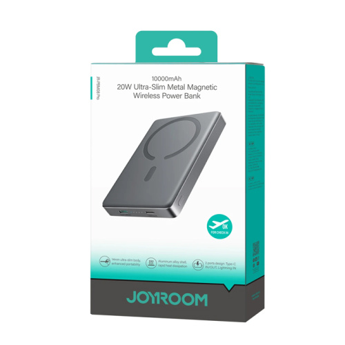 Пзу joyroom jr-pbm08 pro 10000mah (22,5w) серый