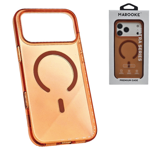 Чехол-крышка marooke m16 magnetic для iphone 17 pro max оранжевый