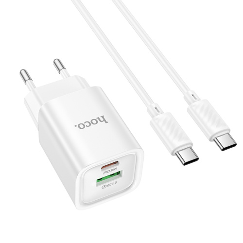 Сзу hoco c149a (type-c/type-c pd30w qc3.0) белое
