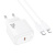 Сзу hoco cs53a type-c/lighting (25w) белое Сзу hoco cs53a type-c/lighting (25w) белое
