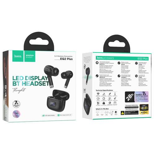 Hoco tws eq2 plus черные