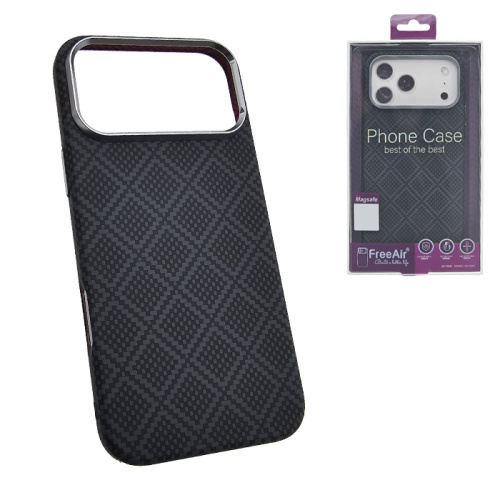 Чехол-крышка #61 luxo magsafe iphone 17/18 pro max rhomb черный
