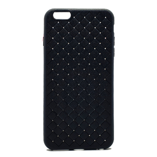 Чехол-силикон плетенка для iphone 6 plus черный
