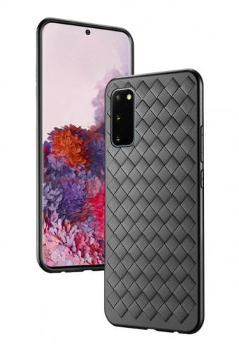 Чехол-силикон плетенка Samsung a01 (2019) черный
