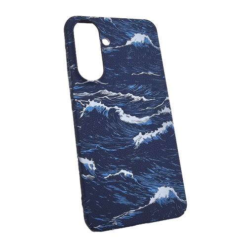 Чехол-крышка #81 luxo Samsung s25fe волны синий