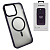 Чехол-крышка marooke transcluent magnetic для iphone 14 pro max темный фиолетовый 