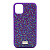 Чехол крышка swarovski камни для iphone 11pro max (6.5) фиолетовый