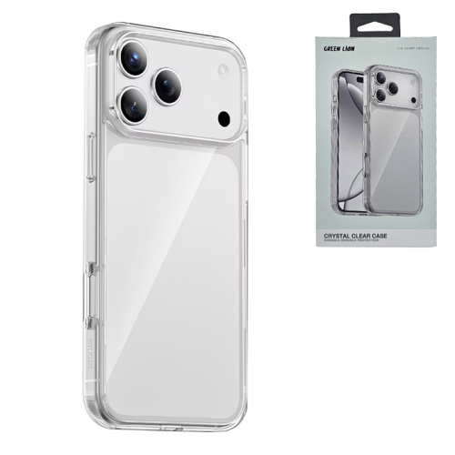 Чехол green lion crystal clear для iphone 17 pro прозрачный