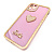 Чехол-силикон smile сердечко для iphone 11 pro max фиолетовый