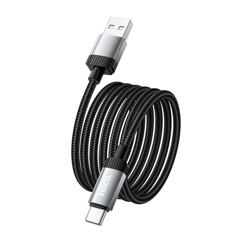 Кабель usb hoco x117 type-c (3.a) черный