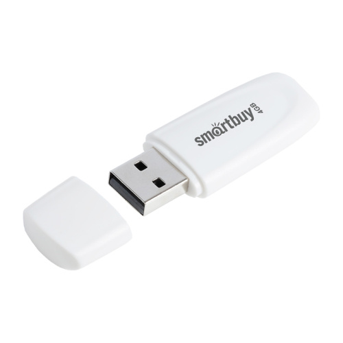 4gb usb smartbuy scout белая