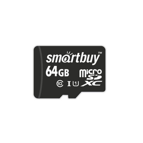 Micro sd 64gb smartbuy class10 uhs-1 без адаптера