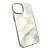 Чехол-крышка marble для iphone 14 серебристый
