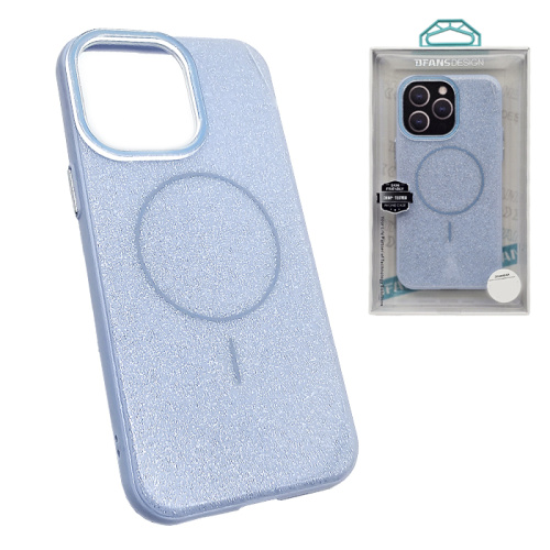 Чехол-крышка dfans shine magsafe для iphone 14 pro голубой