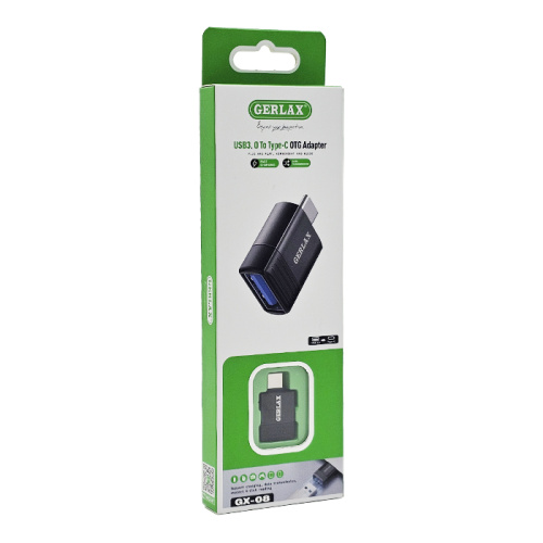 Otg gerlax gx-08 usb3.0/type-c черный