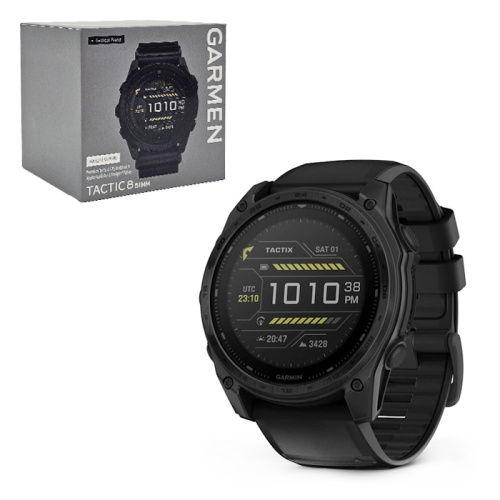 Смарт часы garmin garmentactic 8 (51mm) с гравировкой черные