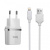 Сзу hoco c11 lightning (usb/1a) белый Сзу hoco c11 lightning (usb/1a) белый