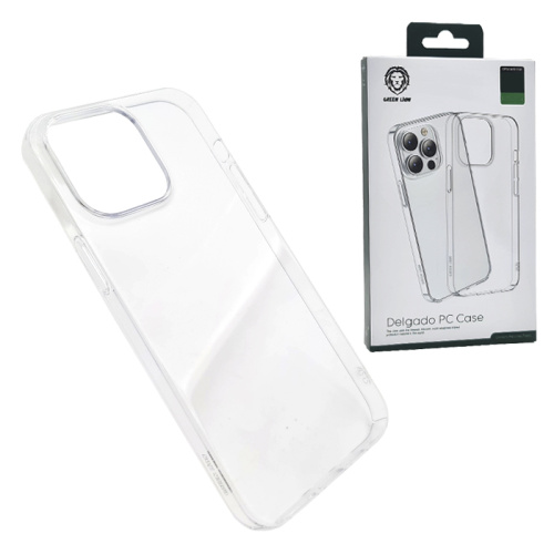 Чехол-крышка green lion deLGado pc case для iphone 14 pro max прозрачный