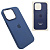 Чехол-крышка silicone case magsafe для iphone 13pro синий