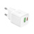 Сзу hoco n65 (usb-c/usb-a/pd20w) белое