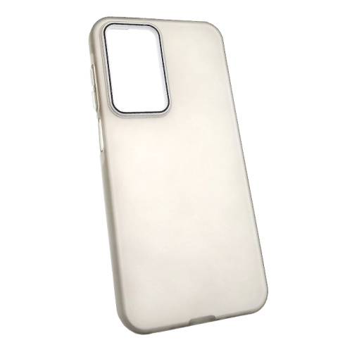 Чехол-крышка knit transparent для Samsung a17 серый