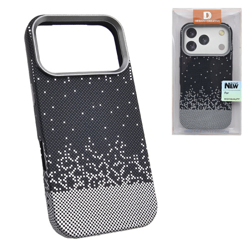 Чехол-крышка arrival для iphone 17 pro pixel черно-белый