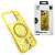 Чехол-крышка green lion happiness case magnetic для iphone 14 pro прозрачно-золотой