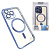 Чехол силикон case make life better magnetic для iphone 13 pro голубой