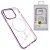 Чехол-силикон #64 clear case для iphone 14 pro фиолетовый