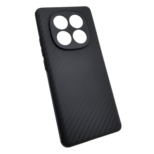 Чехол-силикон likgus carbon xiaomi redmi note 14 pro черный