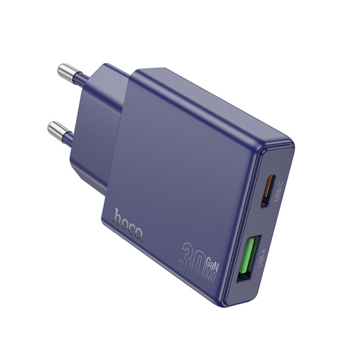 Сзу hoco n45 (pd30w/qc3.0) синий