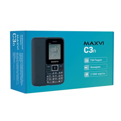 Тел.maxvi c3n black (eac)