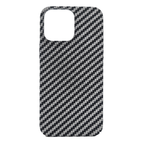 Чехол крышка new skin carbon для iphone 14 pro max черно-белый без упаковки 