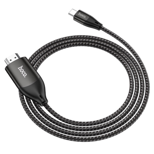 Кабель hoco type-c to hdtv ua16 (2м) черный 