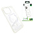 Чехол-крышка green lion series 8 transparent для iphone 14 прозрачный