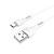 Кабель usb hoco x37 type-c 1m (3a) белый Кабель usb hoco x37 type-c 1m (3a) белый