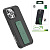 Чехол-крышка green lion series 79 leather stand для iphone 14 pro max черно-зеленый