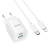 Сзу hoco c147a type-c to lightning (pd20w) белый Сзу hoco c147a type-c to lightning (pd20w) белый