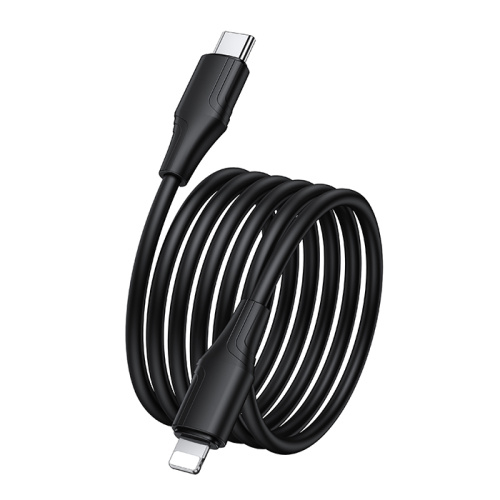 Кабель type-c hoco x124 lightning (pd27w) черный 