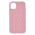 Чехол-крышка silicone case стеганый для iphone 11 pro max розовый Чехол-крышка silicone case стеганый для iphone 11 pro max розовый