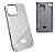 Чехол-крышка swarovski crystals для iphone 16 pro max серебристый