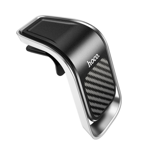 Автодержатель hoco ca74 car holder черно-серебристая