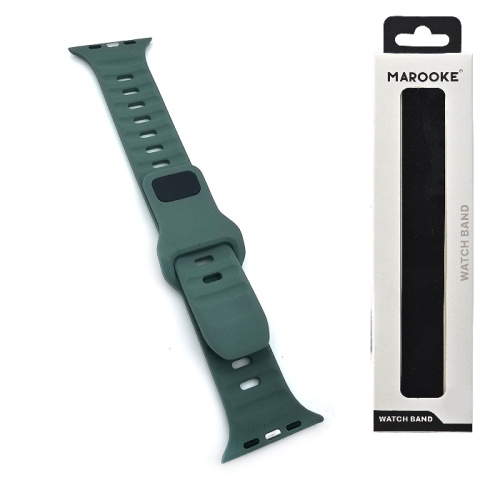 Ремешок marooke watchband силикон рельеф (42/44/45/49мм) зеленый