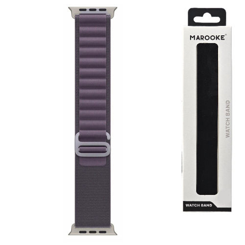 Ремешок marooke watchband альпийская петля (42/44/45/49мм) фиолетовый
